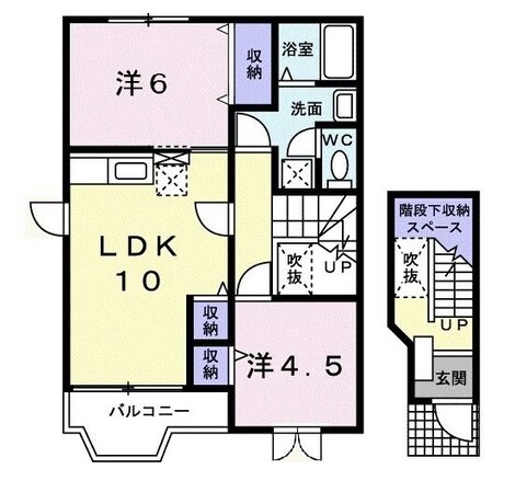 コータ・コートAの物件間取画像